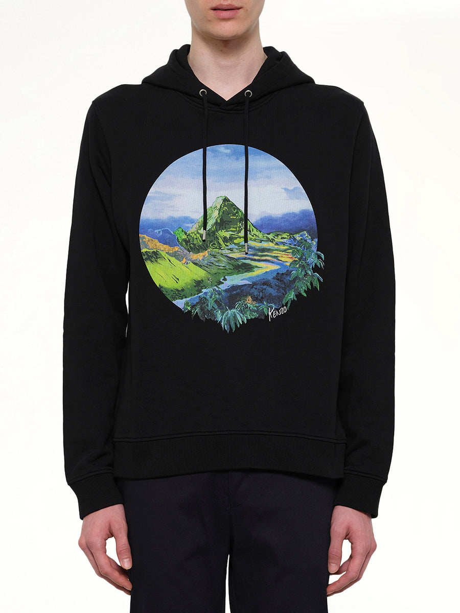 Landscape Hoodie in Black