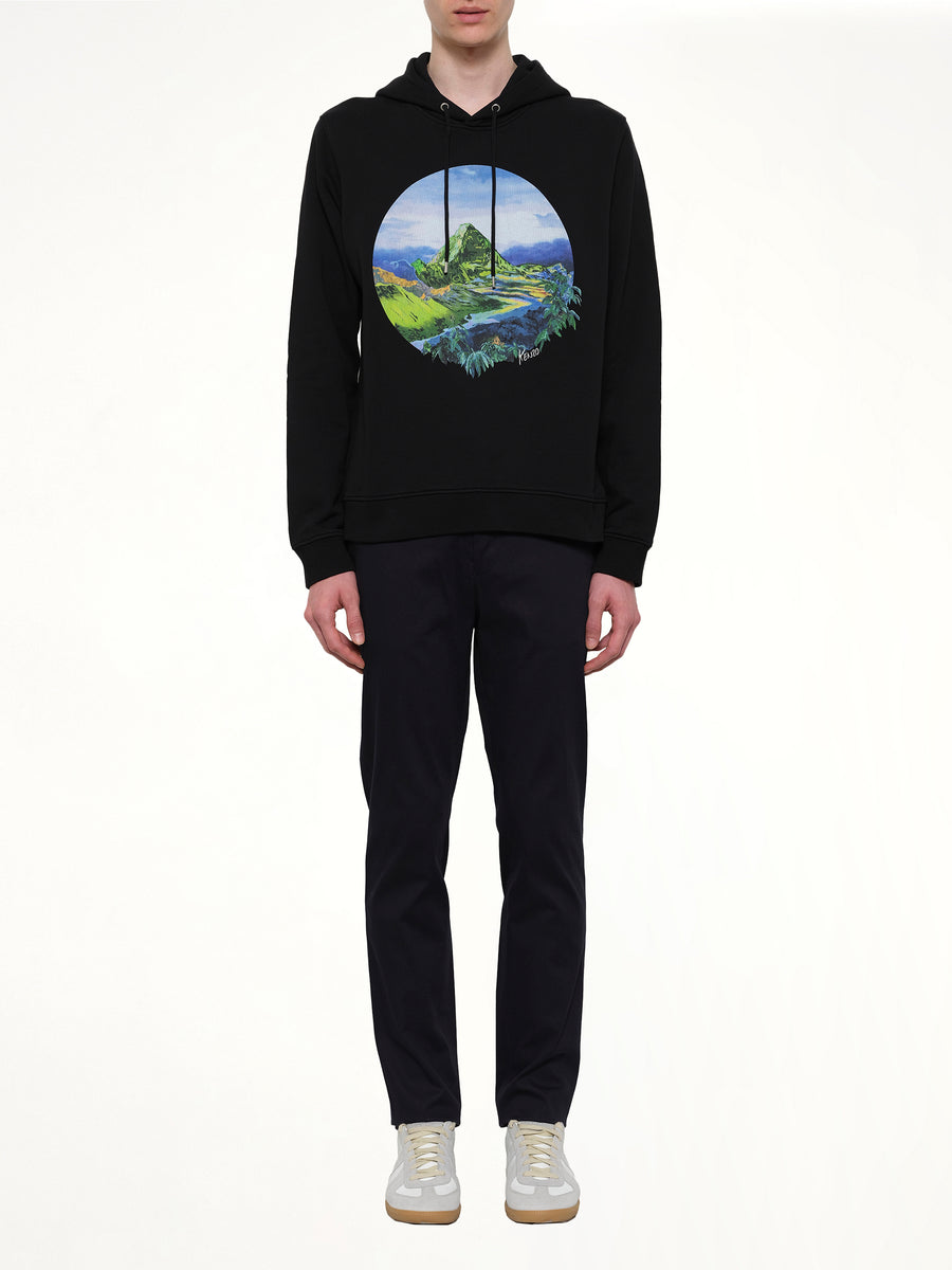 Landscape Hoodie in Black
