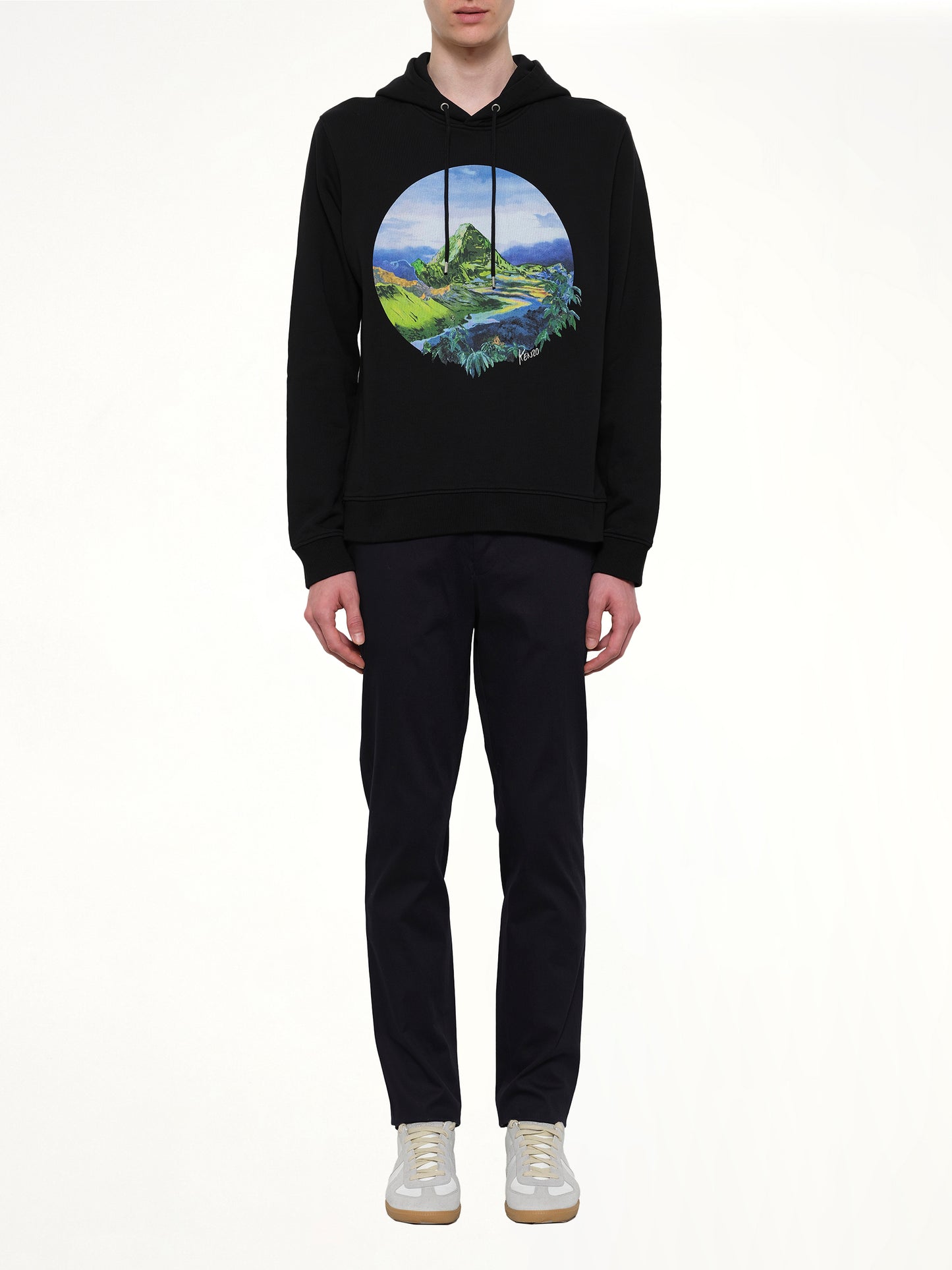 Landscape Hoodie in Black