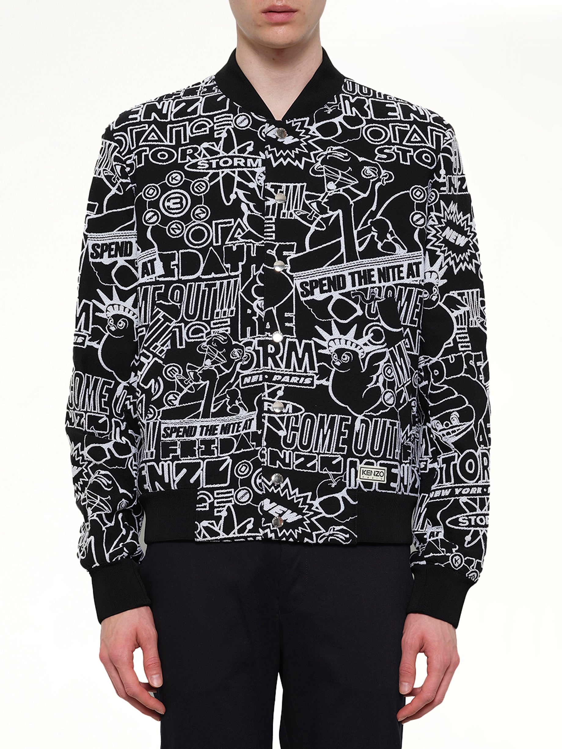 Bomber Jacket in Black