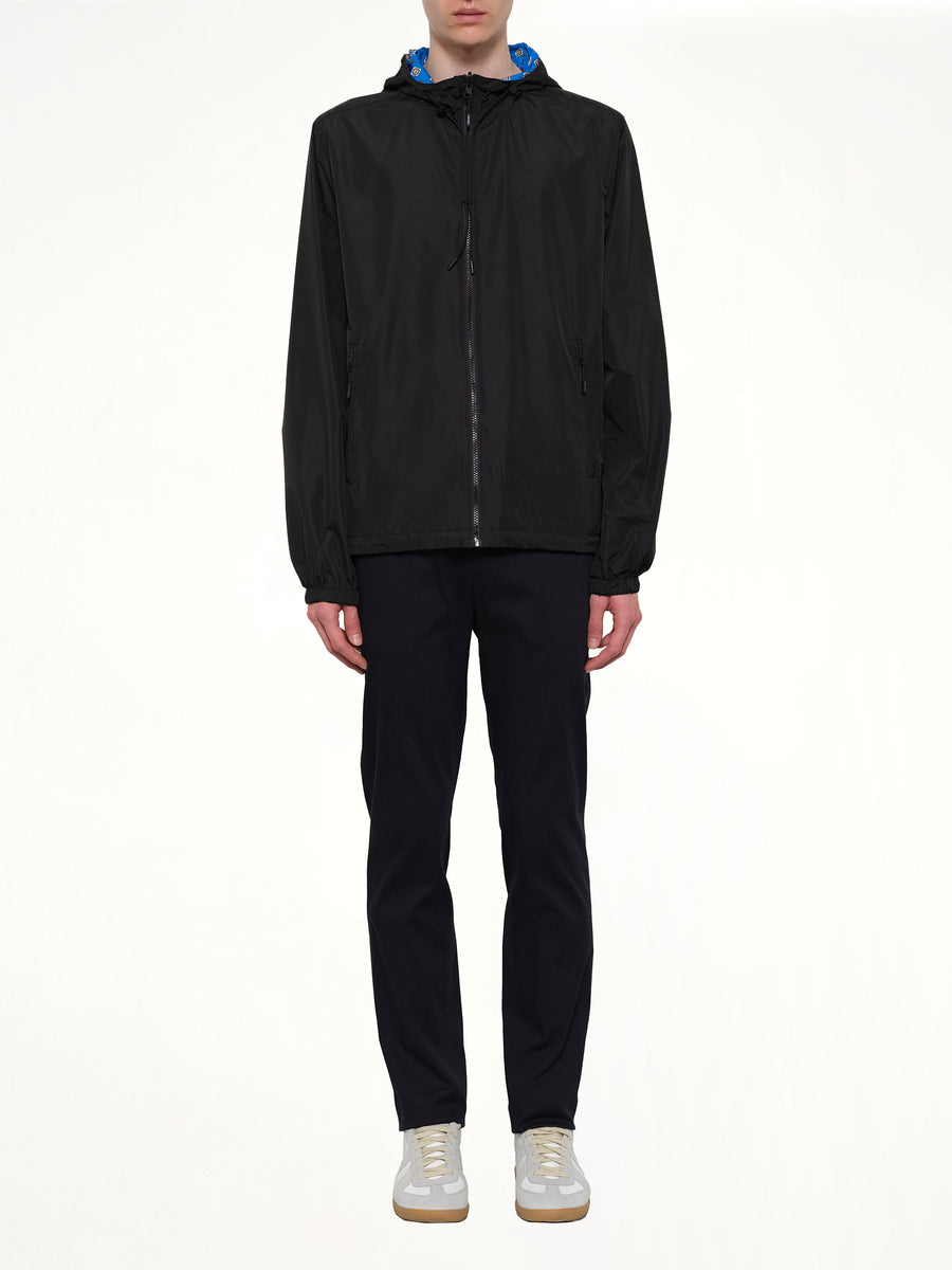 Reversible Windbreaker in Black