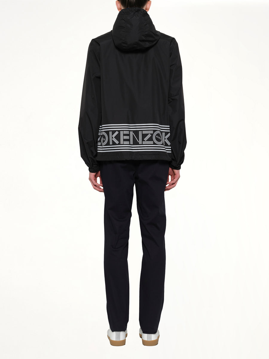 Reversible Windbreaker in Black