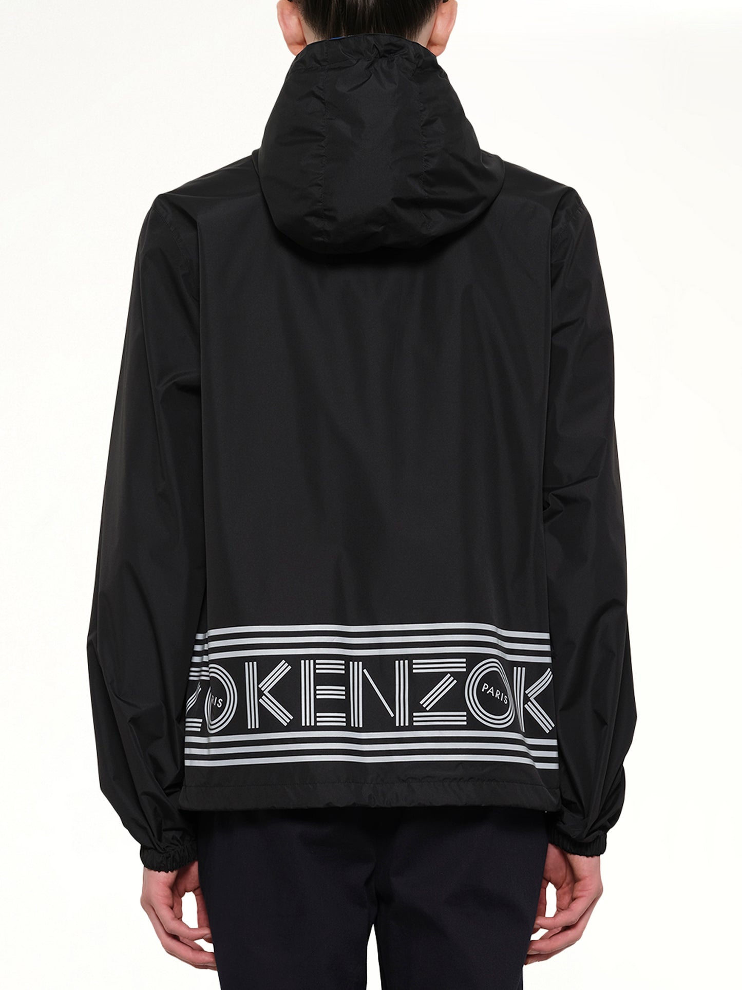 Reversible Windbreaker in Black