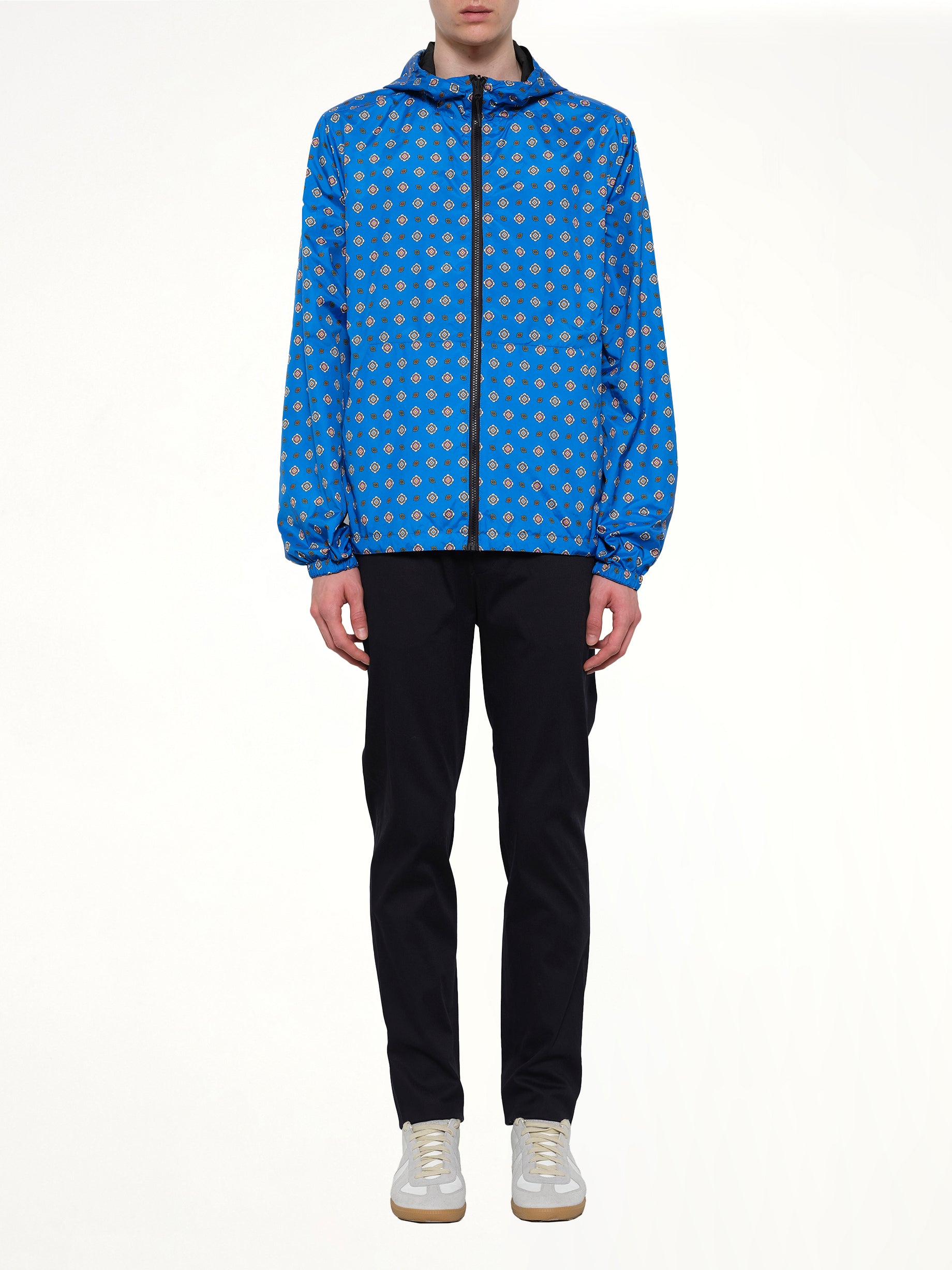 KENZO Reversible Windbreaker in Black Detail Shot from MARAIS