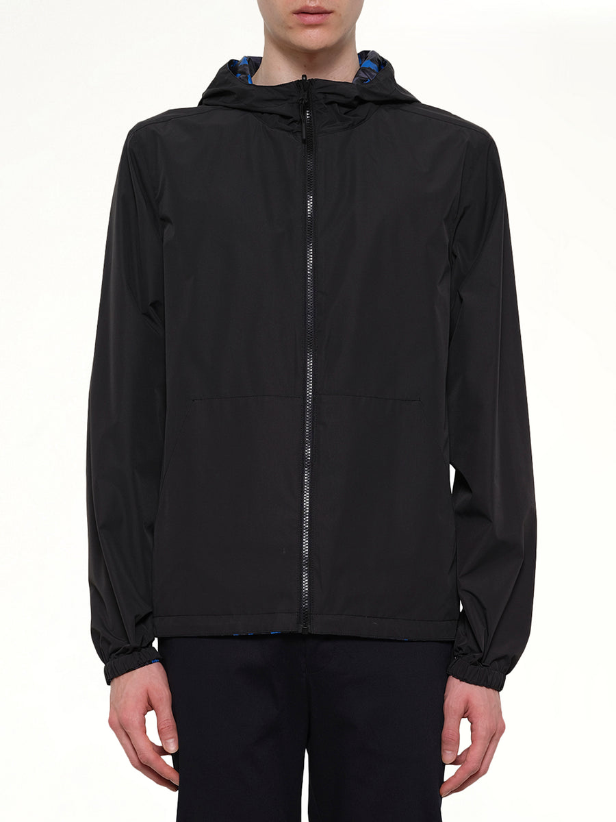 Reversible Windbreaker in Black