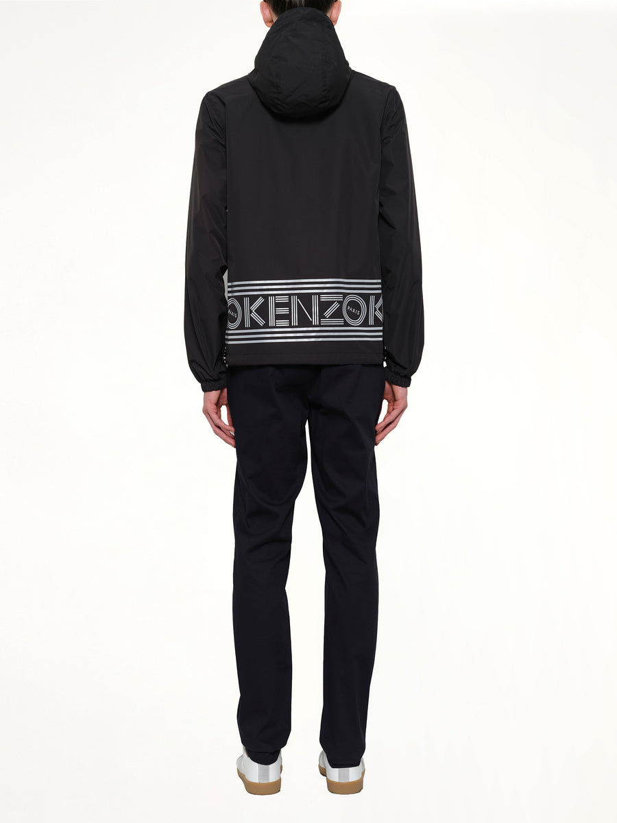Reversible Windbreaker in Black