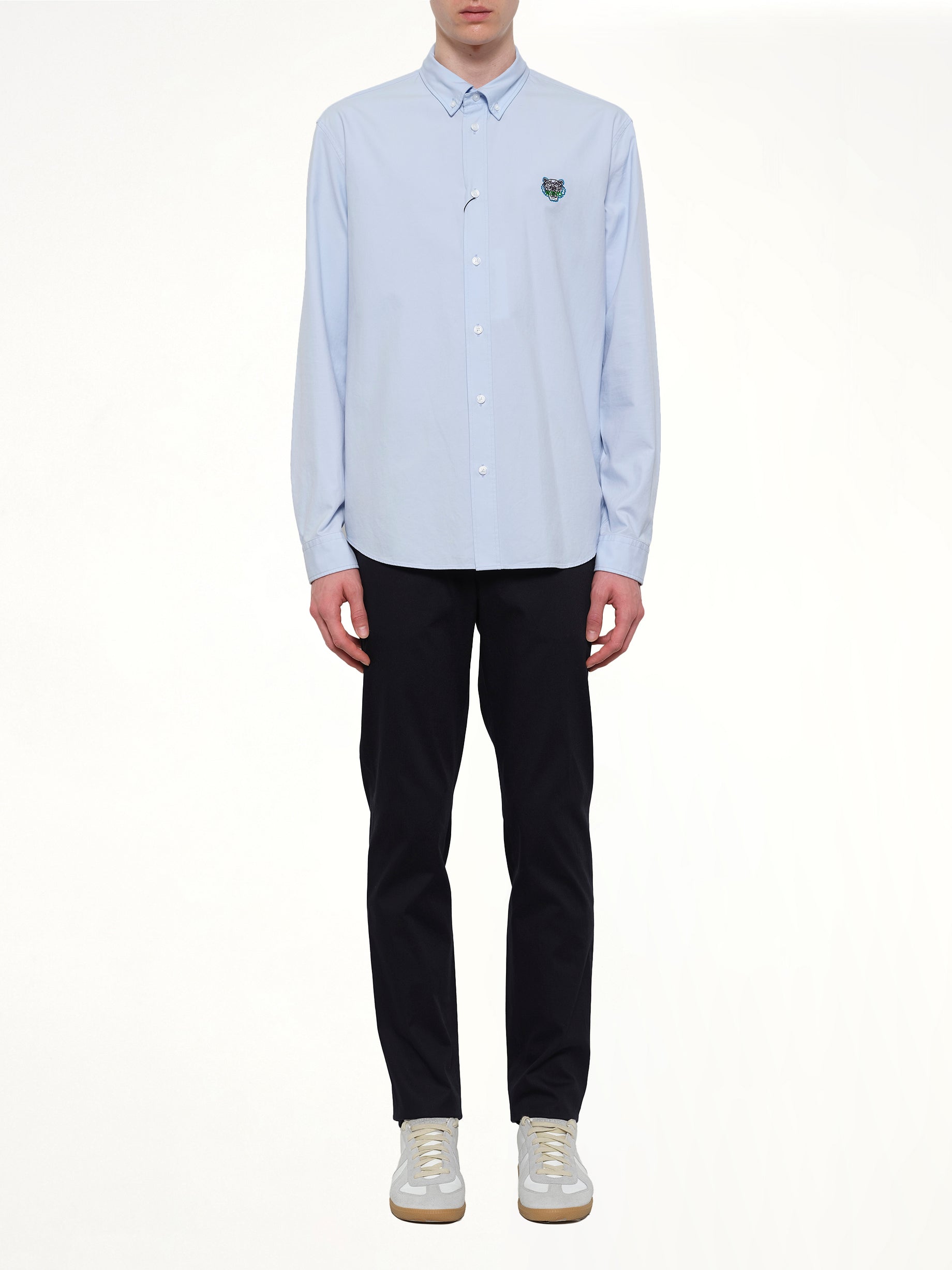 KENZO Tiger Shirt in Blue Product Photo from MARAIS