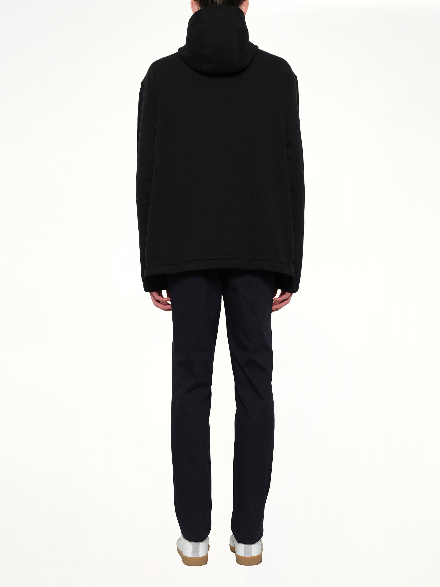 KENZO Ski Hood Sweatshirt in Black Full Reference from MARAIS