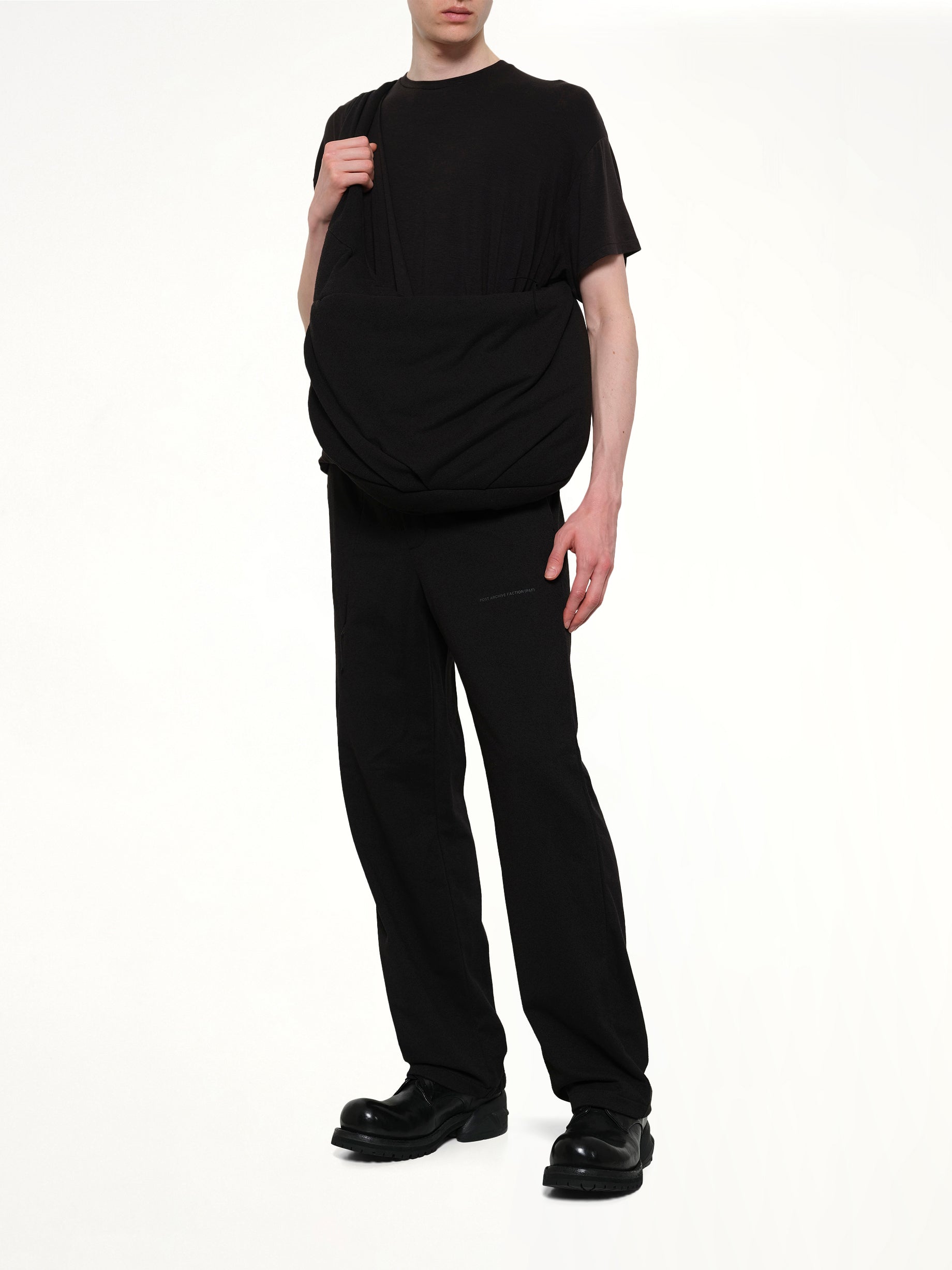 POST ARCHIVE FACTION Incheon Bag (Archive) in Black With Strap from MARAIS