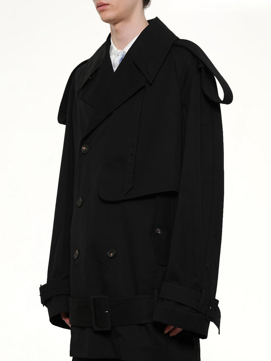 Unlined Technical Trench Coat in Bogart