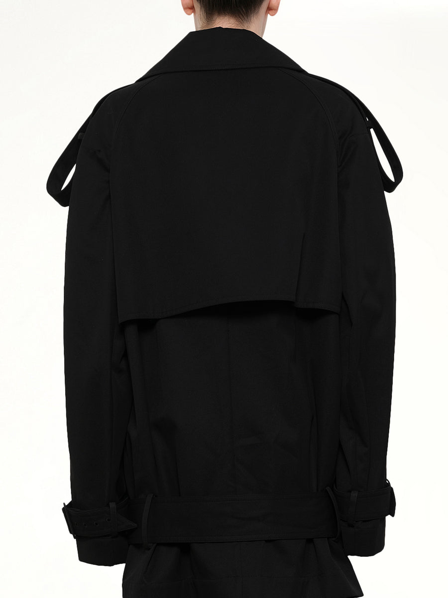 Unlined Technical Trench Coat in Bogart