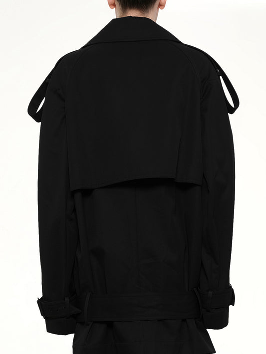 Unlined Technical Trench Coat in Bogart