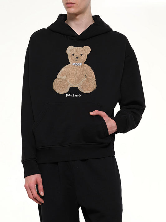Bear Regular Hoodie in Black/Brown