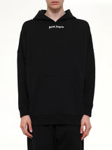 Classic Logo Over Hoodie in Black/Off White
