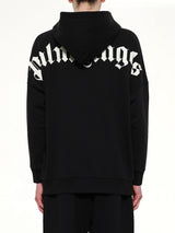 Classic Logo Over Hoodie in Black/Off White