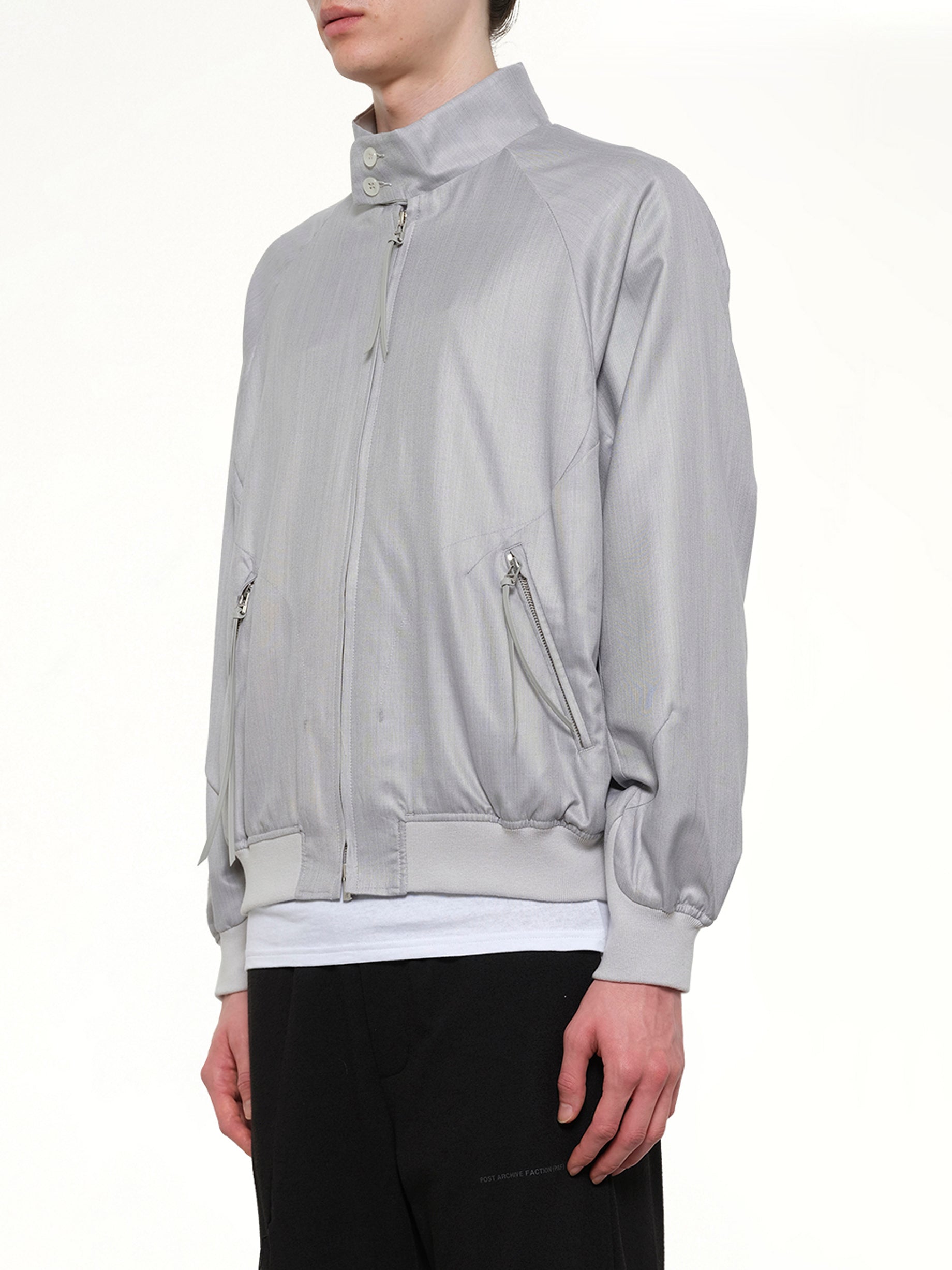 POST ARCHIVE FACTION Opening Bomber (2026) in Grey Side View from MARAIS