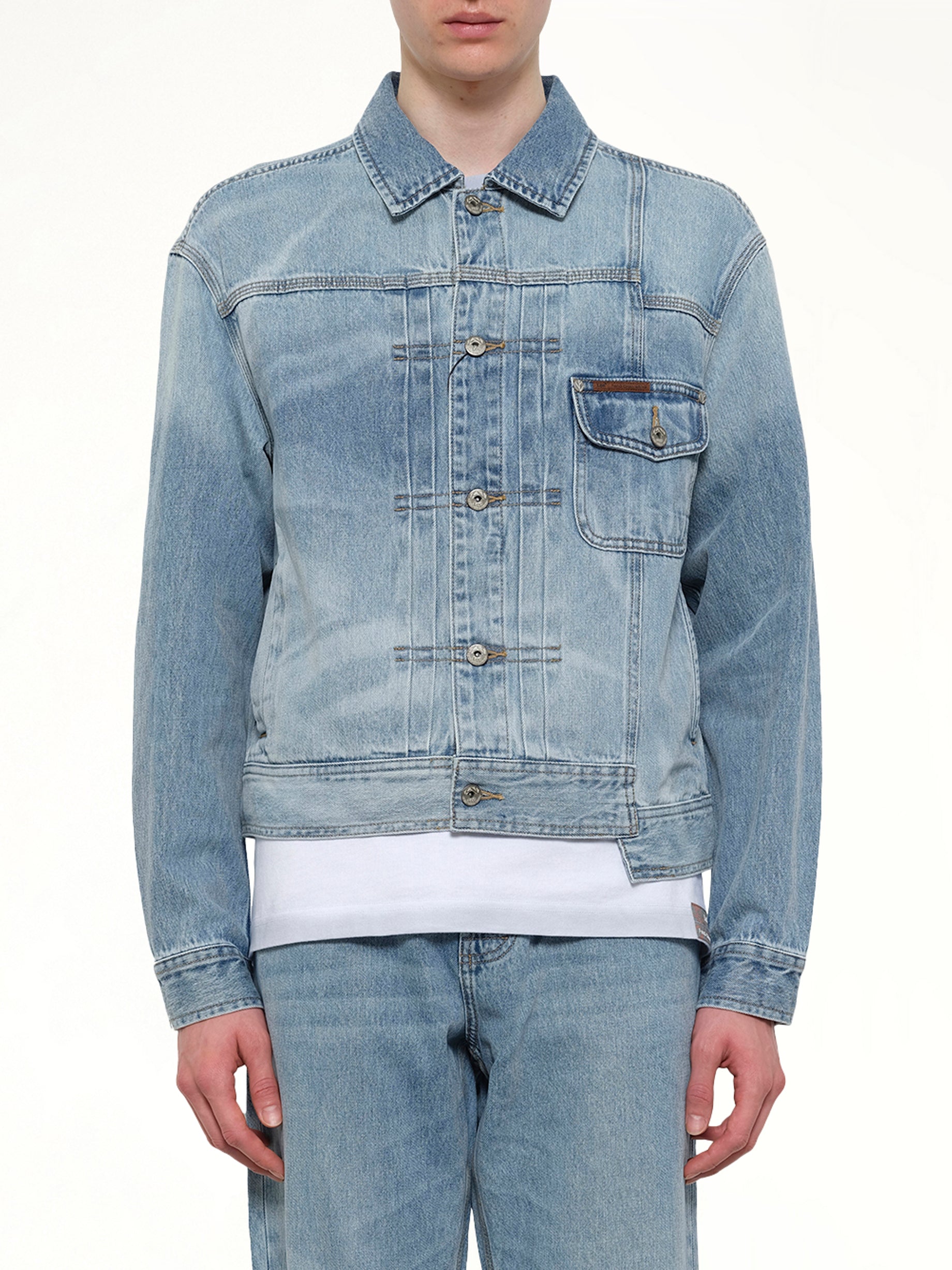 FCW x Lee Denim Jacket in Light Shade