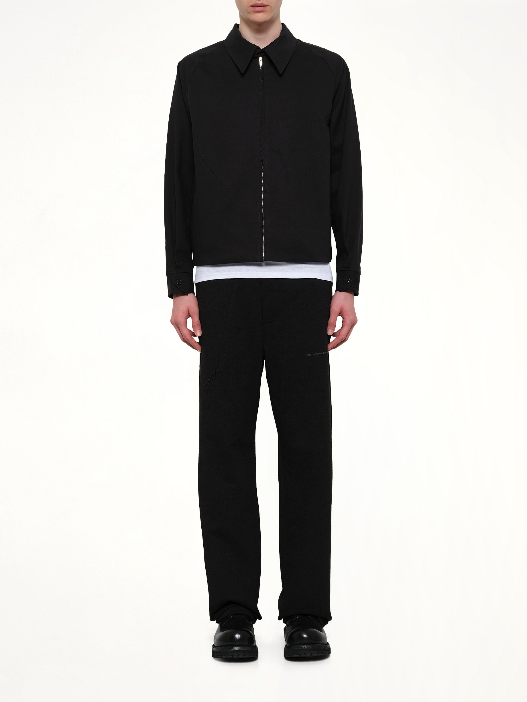 POST ARCHIVE FACTION , 
, A Jacket (Archive) in Black Model View from MARAIS