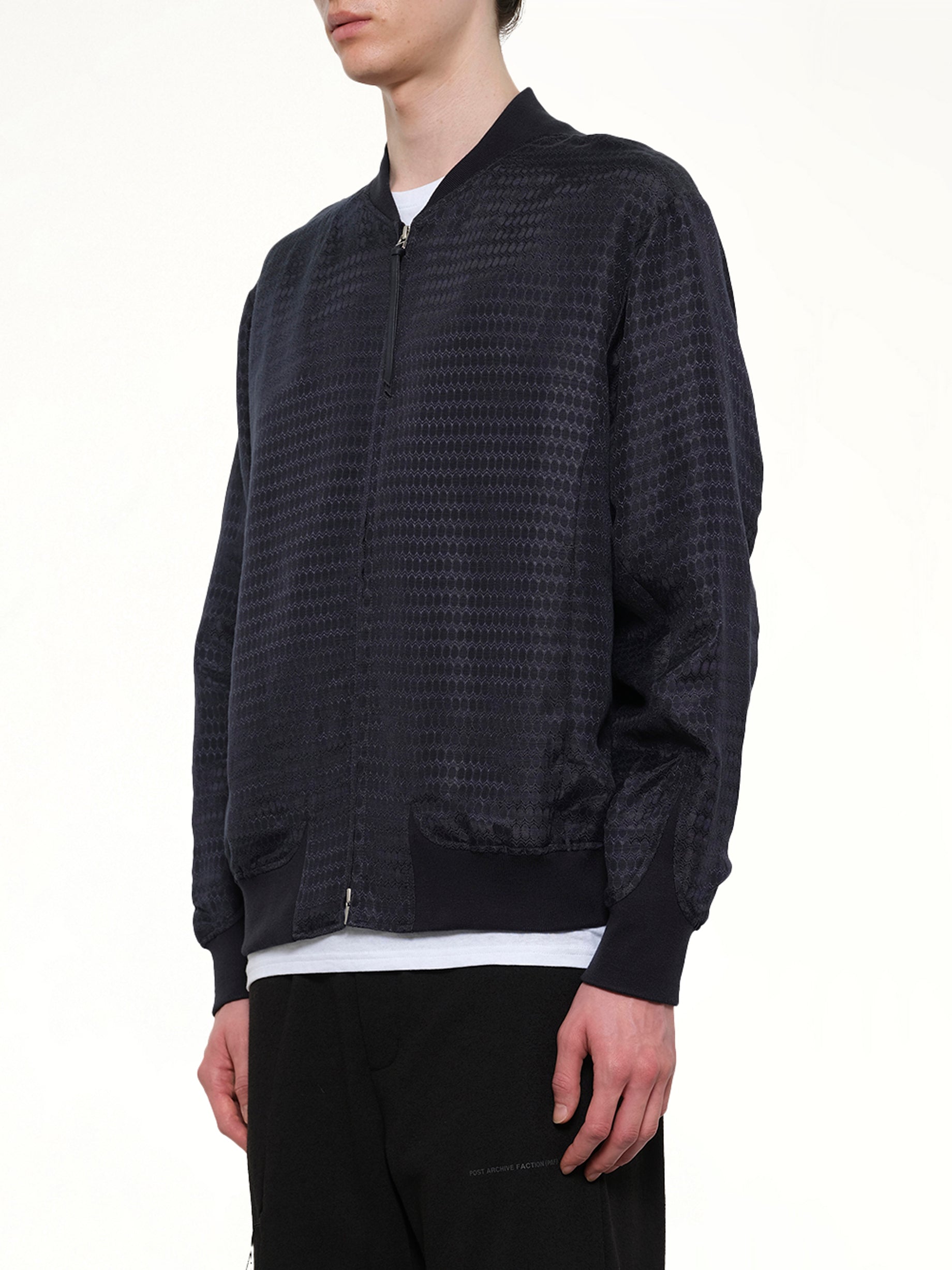 POST ARCHIVE FACTION Blouson (Archive) in Navy Side View from MARAIS