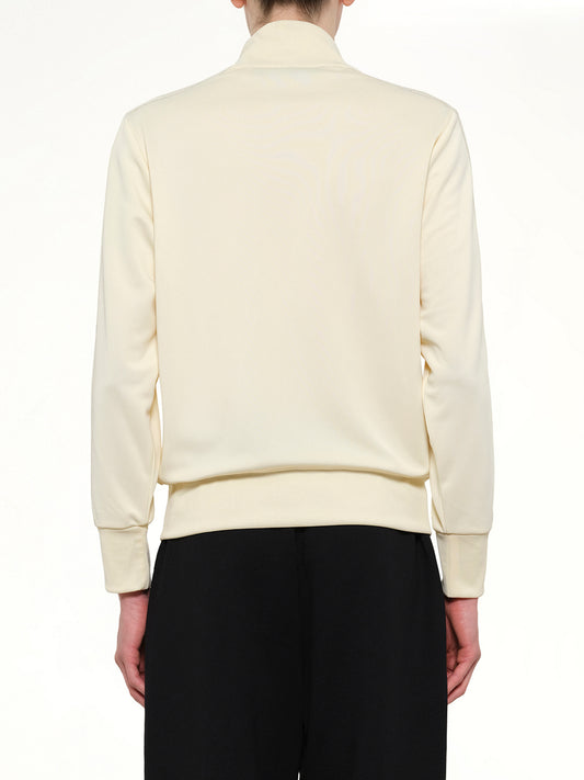 Classic Logo Track Top in Ivory/Black