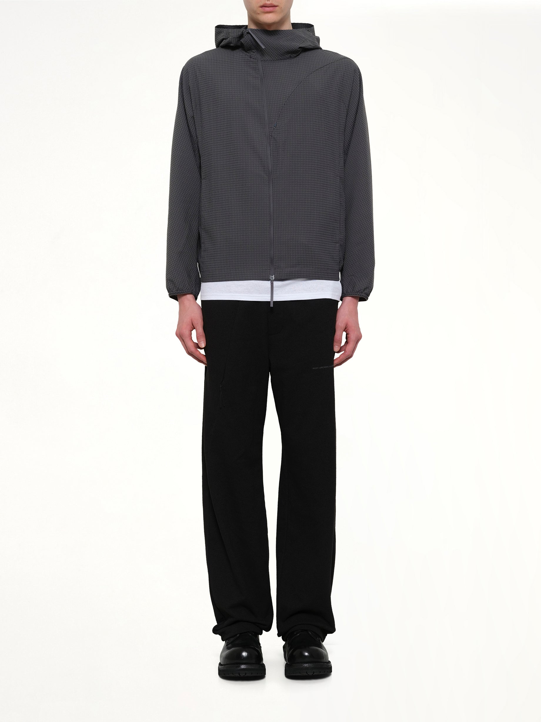 POST ARCHIVE FACTION Runner Jacket (Archive) in Sage Model View from MARAIS