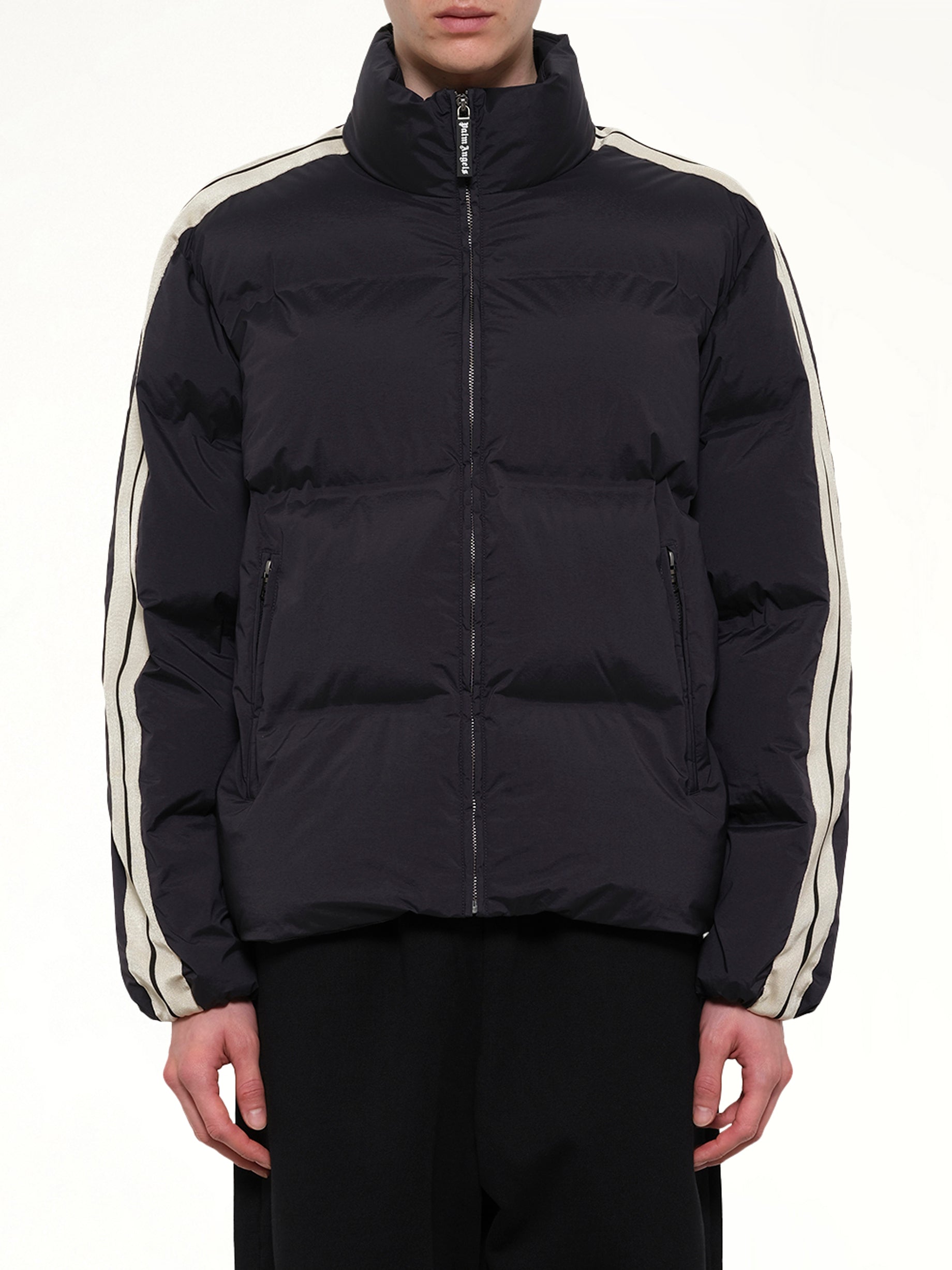 Classic Logo Track Down Jacket in Black/Tofu