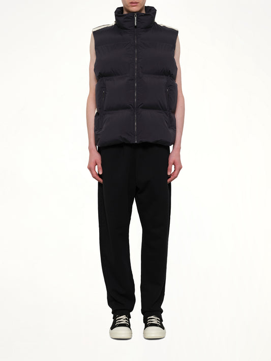 Classic Logo Track Down Vest in Black/Tofu