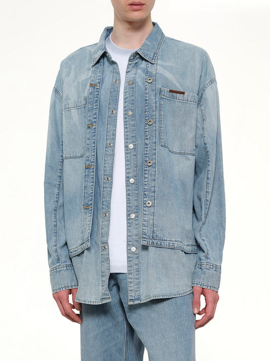 FCW x Lee Denim Shirt in Light Shade