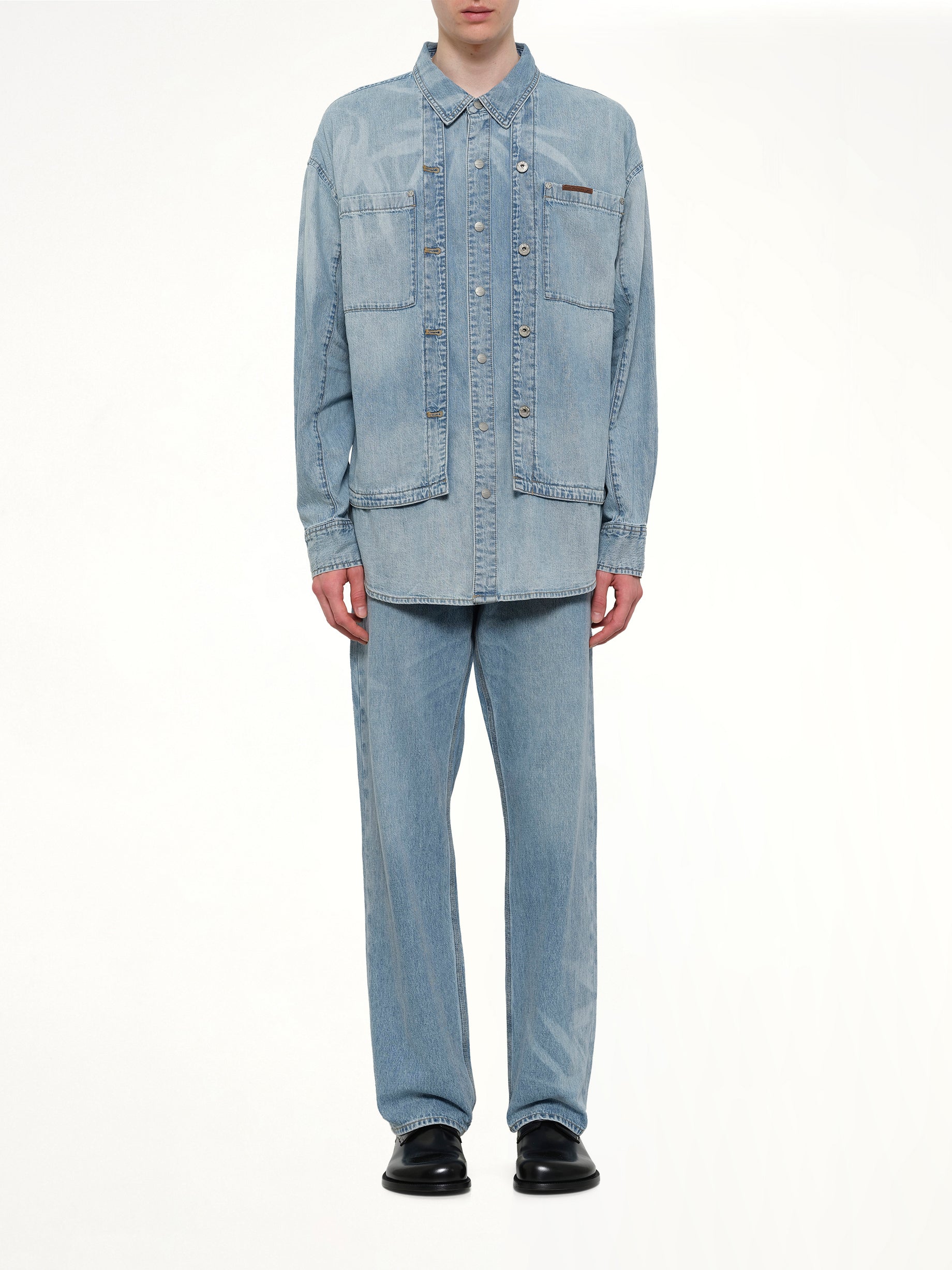 FCW x Lee 浅色牛仔衬衫