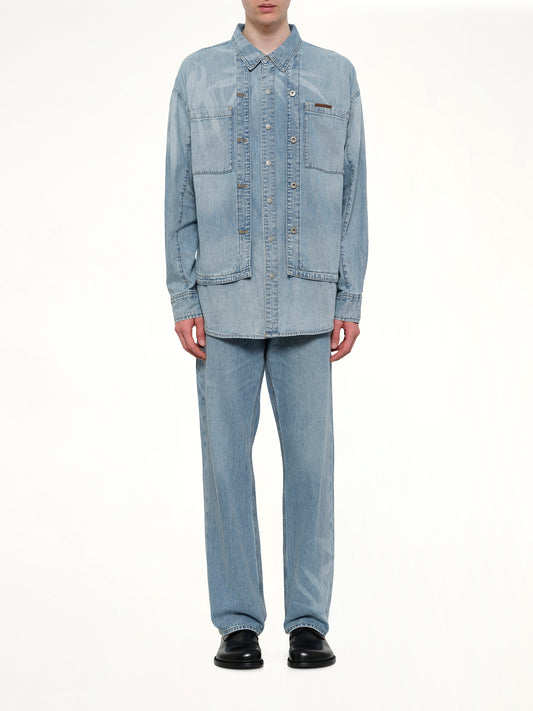 FCW x Lee Denim Shirt in Light Shade