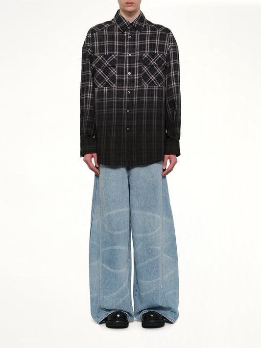 Check Workwear Shirt in Black