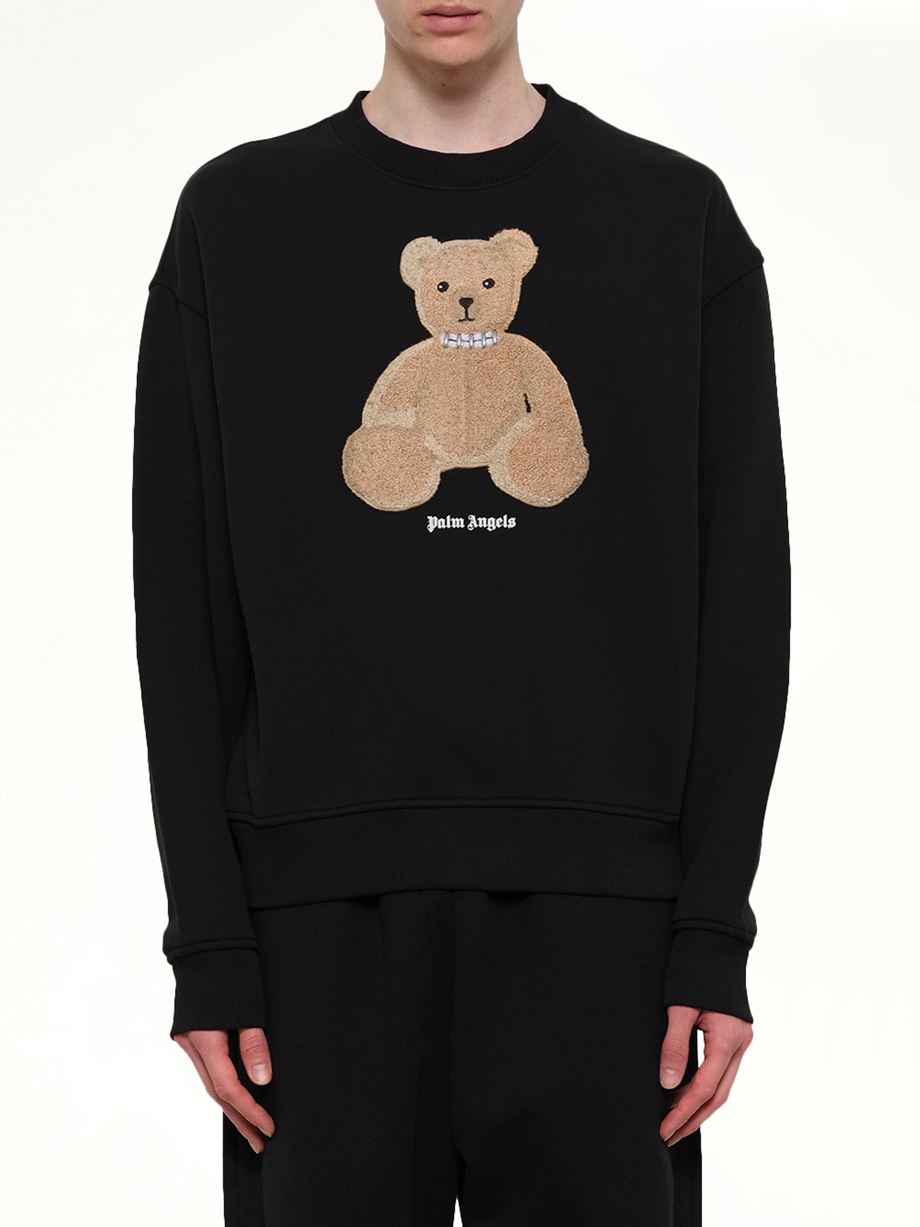 Bear Regular Sweatshirt in Black/Brown