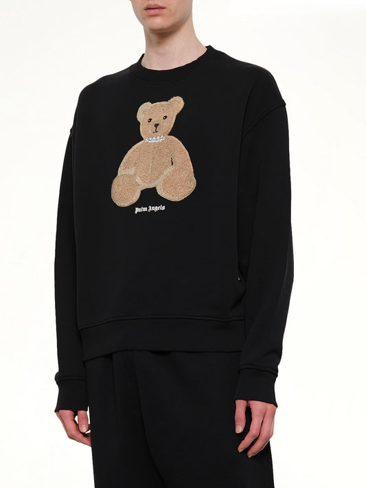 Bear Regular Sweatshirt in Black/Brown