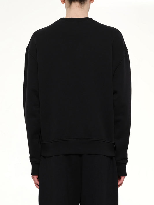 Bear Regular Sweatshirt in Black/Brown