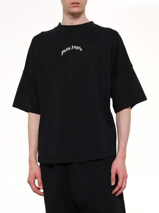 Classic Logo Over T-Shirt in Black/Off White