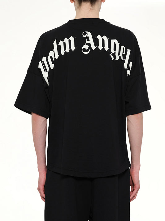 Classic Logo Over T-Shirt in Black/Off White