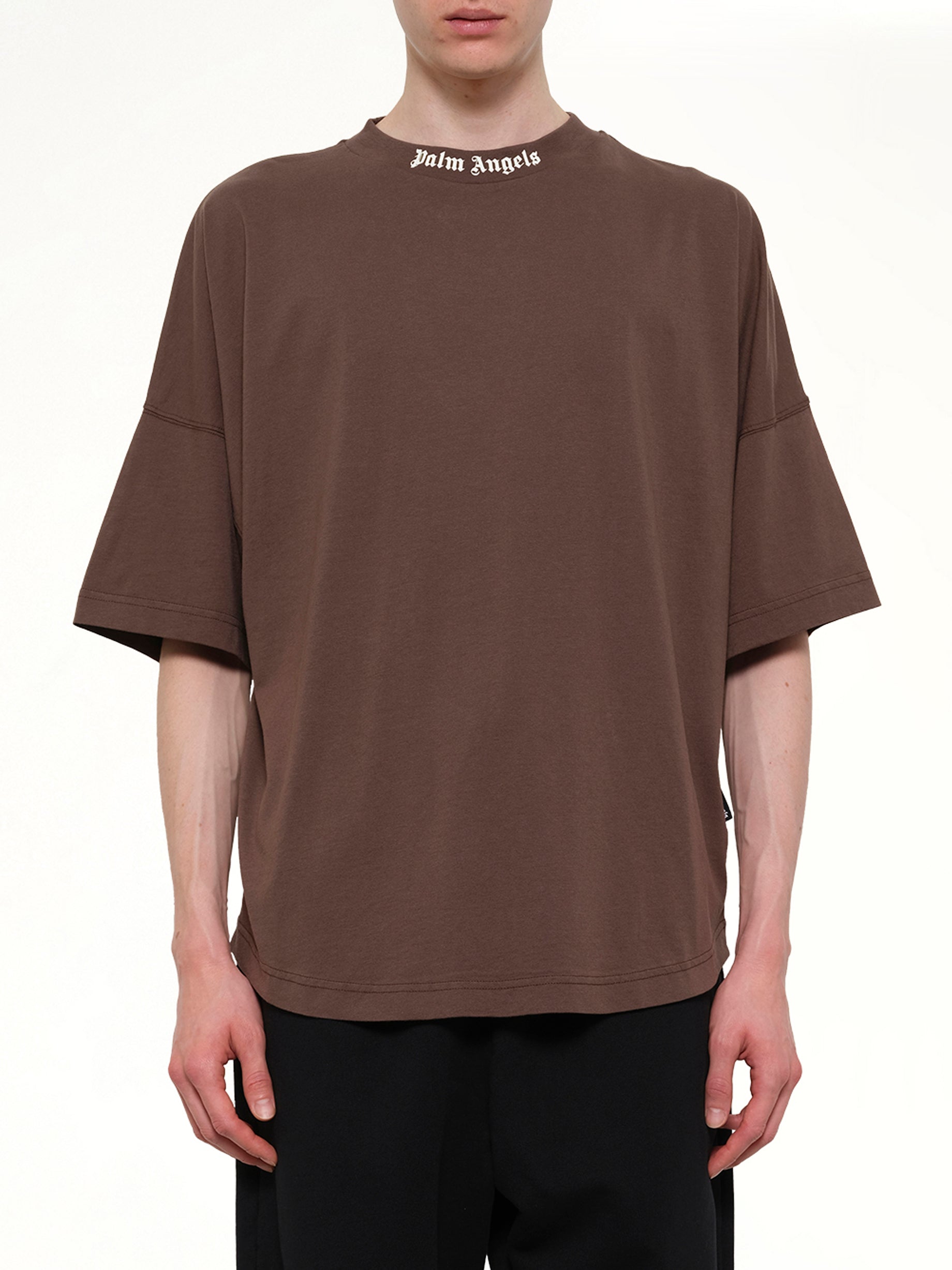 Classic Logo Over T-Shirt in Brown