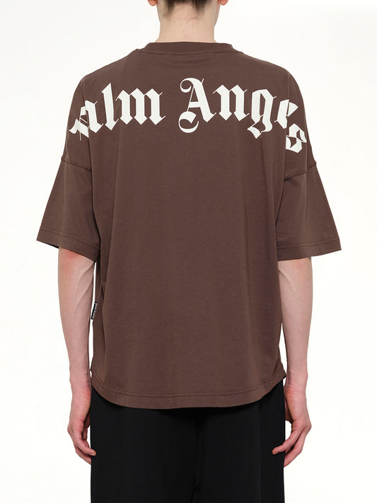 Classic Logo Over T-Shirt in Brown