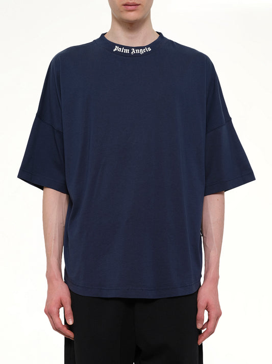 Classic Logo Over T-Shirt in Navy Blue