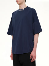 Classic Logo Over T-Shirt in Navy Blue