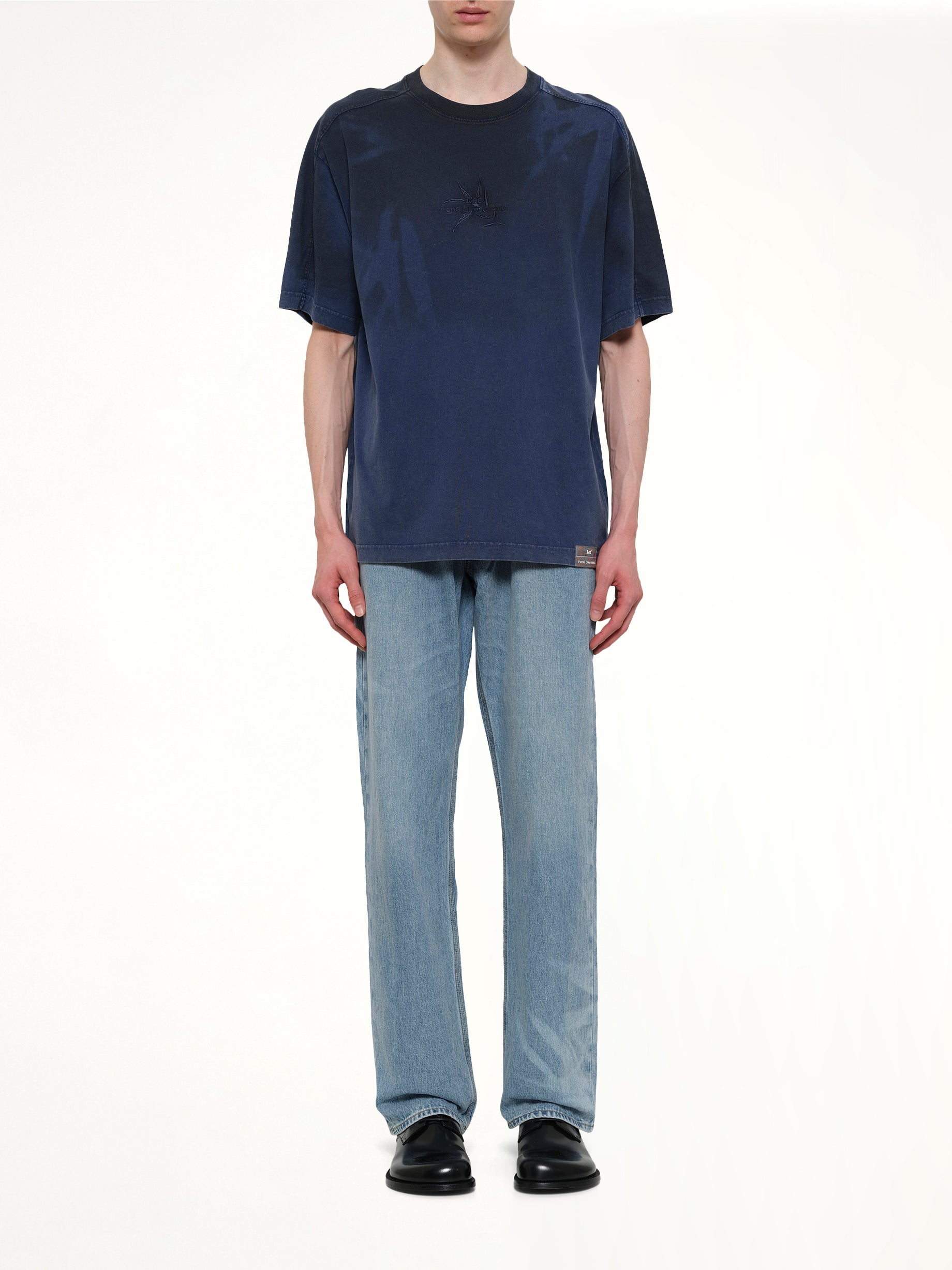FENG CHEN WANG FCW x Lee T-Shirt in Navy Model View from MARAIS