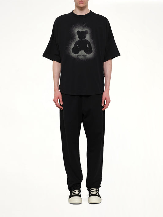 Spray Bear Over T-Shirt in Black/Dark Grey