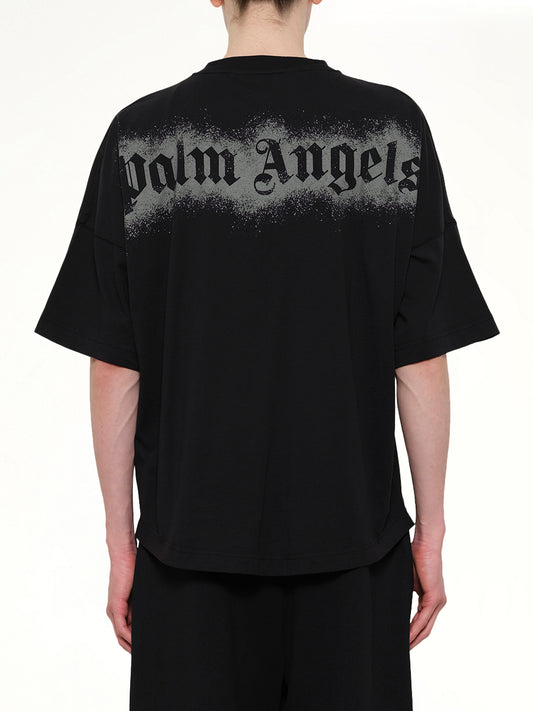 Spray Bear Over T-Shirt in Black/Dark Grey