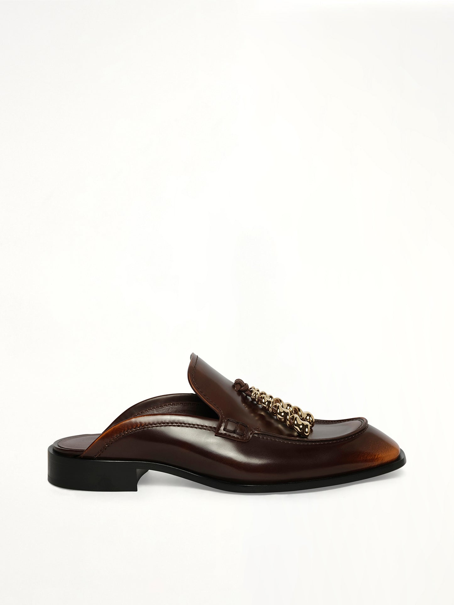 Edge Loafer Mule in Brown