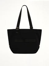 Flex Zipped Tote Bag in Black