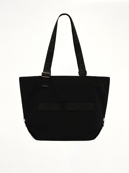 Flex Zipped Tote Bag in Black