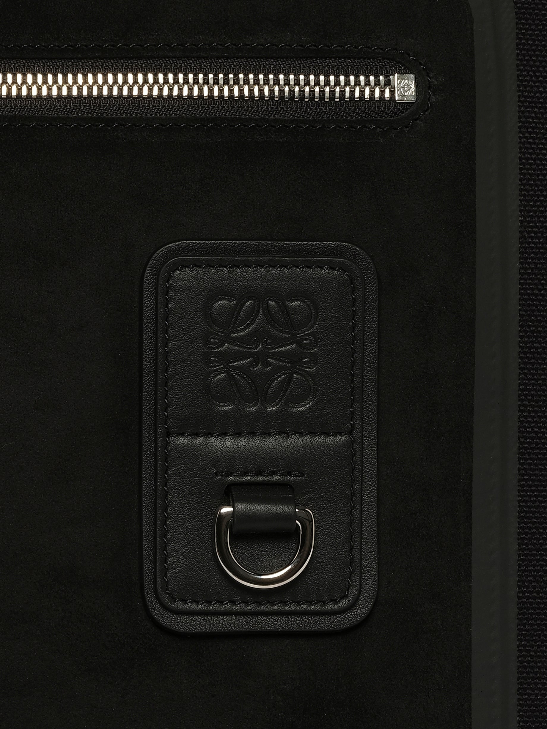 Flex Zipped Tote Bag in Black