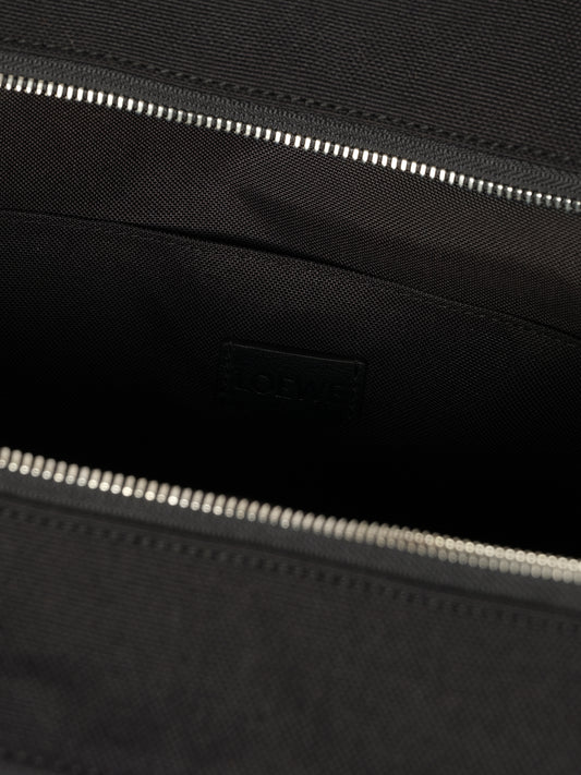Flex Zipped Tote Bag in Black