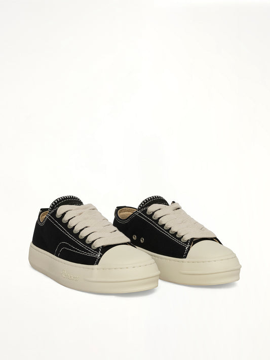 Rep-Cap Sneaker in Jet Black
