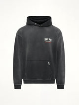 24 Hour Service Hoodie in Stained Black